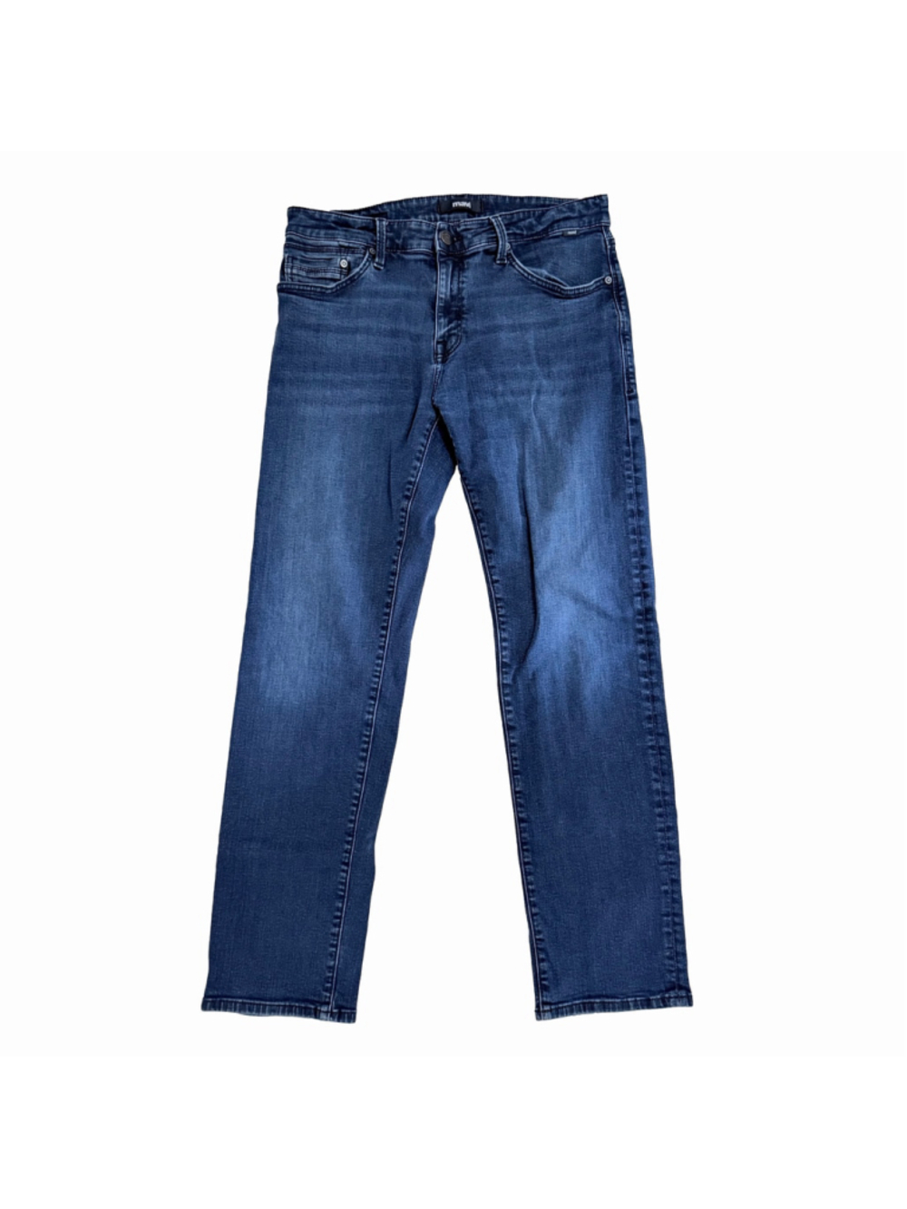 Mavi Zach Straight Leg Jeans Men's Size 33 X 32 Blue Denim Classic Casual